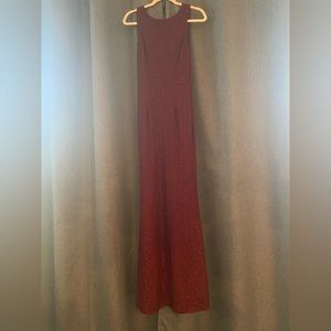 Magic in the Air Burgundy Lace Maxi Dress